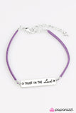 Paparazzi "Have Faith" Purple Bracelet Paparazzi Jewelry