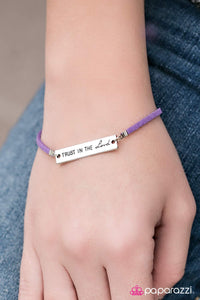 Paparazzi "Have Faith" Purple Bracelet Paparazzi Jewelry