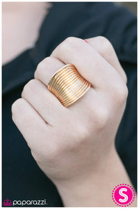 Paparazzi "Have Mercy!" Gold Ring Paparazzi Jewelry