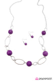 Paparazzi "Having A Ball - Purple " necklace Paparazzi Jewelry