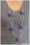 Paparazzi "Having A Ball - Purple " necklace Paparazzi Jewelry