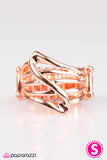 Paparazzi "Head Over Shimmer - Copper" ring Paparazzi Jewelry