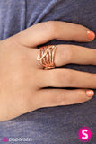 Paparazzi "Head Over Shimmer - Copper" ring Paparazzi Jewelry