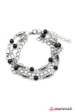 Paparazzi "Heard It Through The Grapevine - Black" bracelet Paparazzi Jewelry