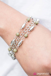 Paparazzi "Heard It Through The Grapevine - Green " bracelet Paparazzi Jewelry