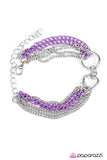 Paparazzi "Heart Candy" Purple Bracelet Paparazzi Jewelry