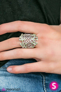 Paparazzi "Heart Happenstance" Green Ring Paparazzi Jewelry