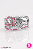 Paparazzi "Heart Harmonics" Pink Ring Paparazzi Jewelry