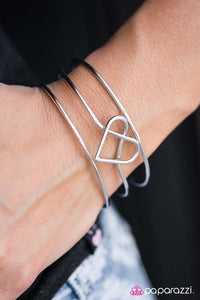 Paparazzi "Heart Harmony" Silver Bracelet Paparazzi Jewelry