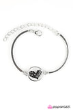 Paparazzi "HEART Knock Life" Black Bracelet Paparazzi Jewelry