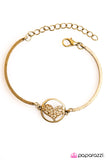 Paparazzi "HEART Knock Life" Brass Bracelet Paparazzi Jewelry