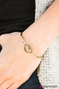 Paparazzi "HEART Knock Life" Brass Bracelet Paparazzi Jewelry