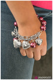 Paparazzi "Heart of Hearts" Pink Bracelet Paparazzi Jewelry