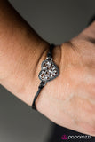 Paparazzi "Heart On A String" Black Bracelet Paparazzi Jewelry