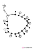 Paparazzi "Hearts Desire" Black" bracelet Paparazzi Jewelry