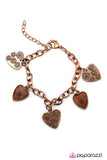 Paparazzi "Heartthrob" Copper Bracelet Paparazzi Jewelry