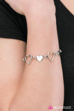 Paparazzi "HEART To Handle" Silver Bracelet Paparazzi Jewelry