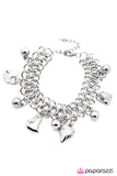 Paparazzi "Heart to Heart" Silver Bracelet Paparazzi Jewelry