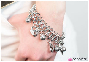 Paparazzi "Heart to Heart" Silver Bracelet Paparazzi Jewelry