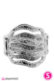 Paparazzi "Heat Wave - White" ring Paparazzi Jewelry