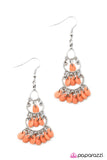 Paparazzi "Heaven Sent - Orange" earring Paparazzi Jewelry