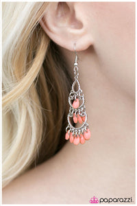 Paparazzi "Heaven Sent - Orange" earring Paparazzi Jewelry