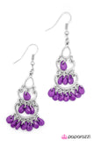 Paparazzi "Heaven Sent - Purple" earring Paparazzi Jewelry