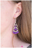 Paparazzi "Heaven Sent - Purple" earring Paparazzi Jewelry
