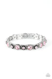 Paparazzi "Heavy On The Sparkle" Pink Bracelet Paparazzi Jewelry