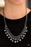 Paparazzi "Heels and Hustle" Black Necklace & Earring Set Paparazzi Jewelry