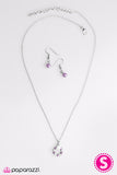 Paparazzi "Hello Spring" Purple Necklace & Earring Set Paparazzi Jewelry