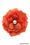 Paparazzi "He Loves Me - Orange" hair clip Paparazzi Jewelry
