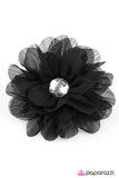 Paparazzi "Here Comes the Bride - Black" hair clip Paparazzi Jewelry