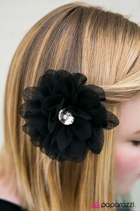 Paparazzi "Here Comes the Bride - Black" hair clip Paparazzi Jewelry