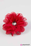 Paparazzi "Here Comes the Bride - Red" hair clip Paparazzi Jewelry