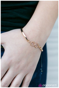 Paparazzi "Heres To Forever - Gold" bracelet Paparazzi Jewelry