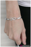 Paparazzi "Heres To Forever - Silver" bracelet Paparazzi Jewelry