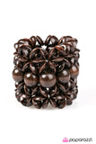 Paparazzi "Here Today, Gone To-MAUI - Brown" bracelet Paparazzi Jewelry