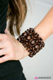 Paparazzi "Here Today, Gone To-MAUI - Brown" bracelet Paparazzi Jewelry