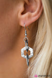 Paparazzi "HEXcellent!" Silver Necklace & Earring Set Paparazzi Jewelry