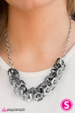 Paparazzi "HEXcellent!" Silver Necklace & Earring Set Paparazzi Jewelry