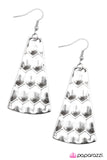 Paparazzi "HEX-Girlfriend" Silver Earrings Paparazzi Jewelry