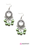 Paparazzi "Hey Baby - Green" earring Paparazzi Jewelry
