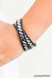 Paparazzi "Hey, Batter Batter" Black Wrap Bracelet Paparazzi Jewelry