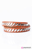 Paparazzi "Hey, Batter Batter" Orange Bracelet Paparazzi Jewelry