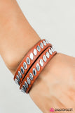 Paparazzi "Hey, Batter Batter" Orange Bracelet Paparazzi Jewelry