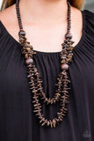 Paparazzi "Hey BAY BAY - Brown" necklace Paparazzi Jewelry