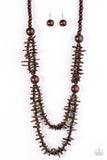 Paparazzi "Hey BAY BAY - Brown" necklace Paparazzi Jewelry