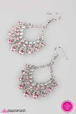 Paparazzi "Hey, Glitter Glitter" Pink Earrings Paparazzi Jewelry