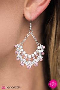 Paparazzi "Hey, Glitter Glitter" Pink Earrings Paparazzi Jewelry